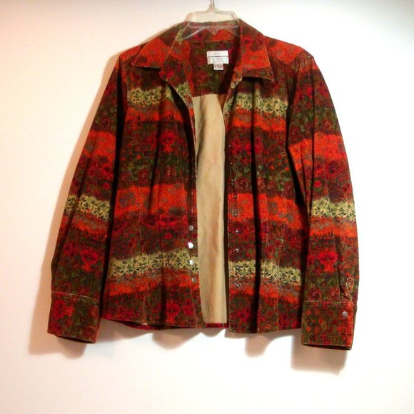 Autumn Corduroy Shackette Christopher & Banks Shirt Jacket - Picture 2 of 5